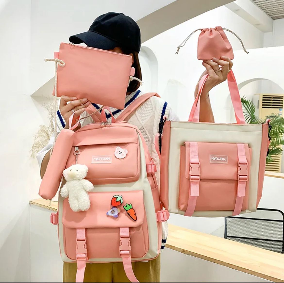 SET BOLSOS PARA NIÑAS 5 EN 1