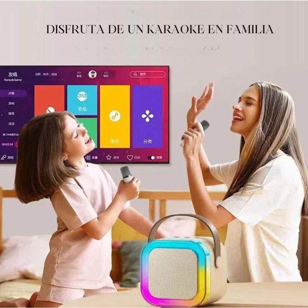 PARLANTE DE KARAOKE PORTATIL PARA NIÑOS