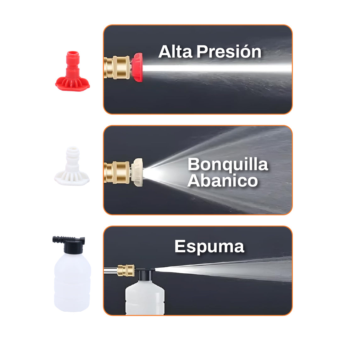 Hidrolavadora + 4 Baterias